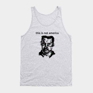 This Is Not America (glitch) - Claes Bang Tank Top